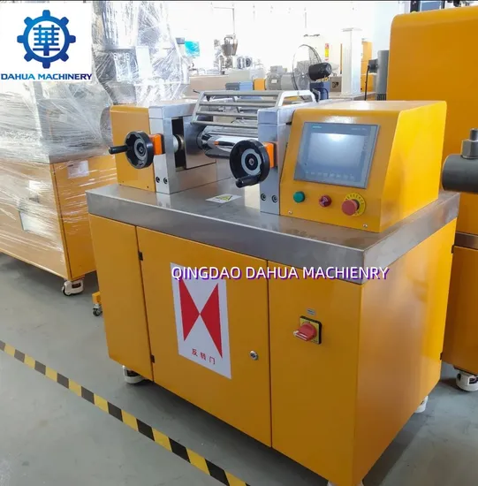 Lab Rubber and Plastic Two Roll Mill Plastic Mixer PVC Roll Mill Open Mixing Mill 