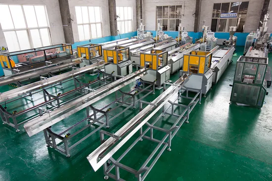 PP PE Wood Plastic Composite WPC Decking Wall Cladding Panel Profile Extrusion Machine/PVC Window and Door Profile Door Panel Extruder Machine Production Line 