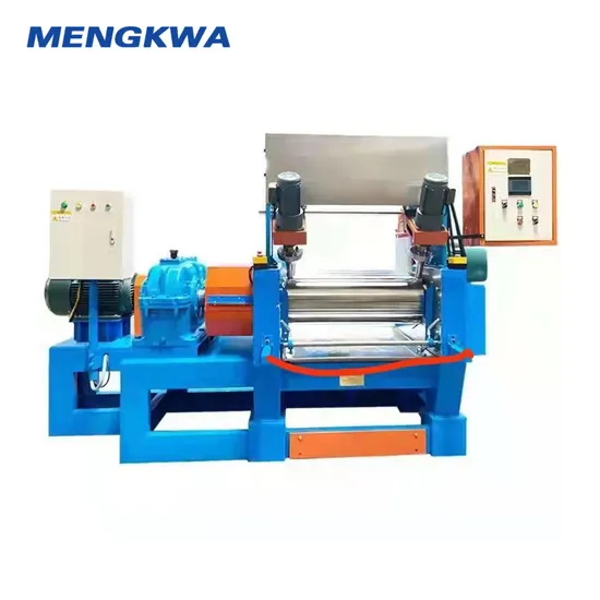 Mixer Rubber Powder Making Machine Two Roll Open Rubber Mixing Mill 