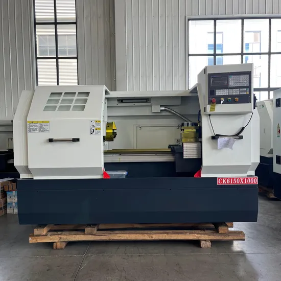 Ck6150 Hydraulic Chuck CNC Flat Bed Lathe Machine Slant Lathe 