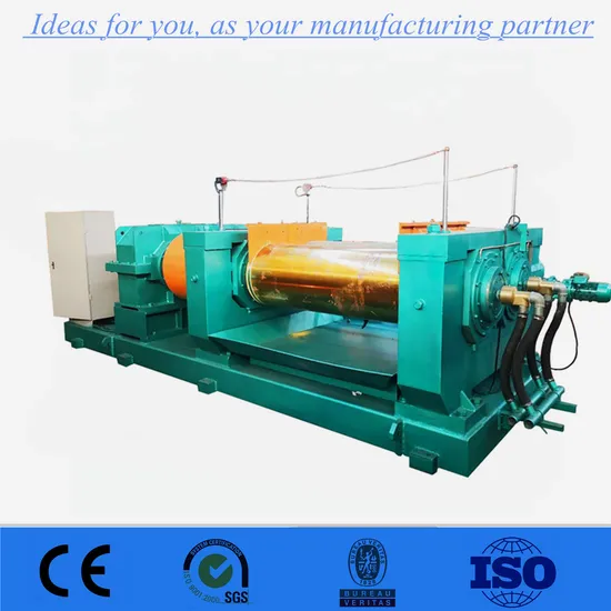 Touch Screen Control Rubber Two Roll Open Mixing Mill Machine 