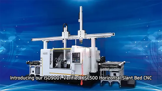 Double Side Turrets Turning CNC Lathe Machine 