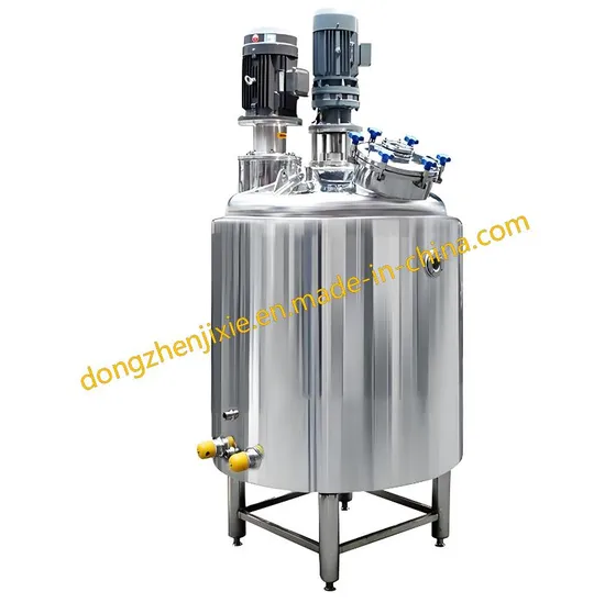 Dzjx Industrial Food Grade Stainless Steel Homogenizer Mixing Disperser Tank 